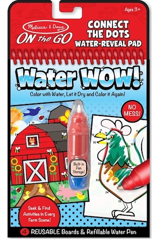 Melissa And Doug Water Wow Su İle Boyama Kitabı - Çiftlik - Noktaları Birleştir
