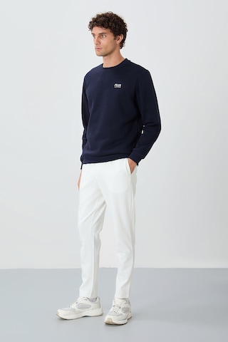 Tommy Life Ekru Yüzeyi Dokulu Standart Fit Erkek Eşofman Alt - 82155