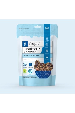 Fropie Probiyotik Granola - Badem & Vanilya 200 G