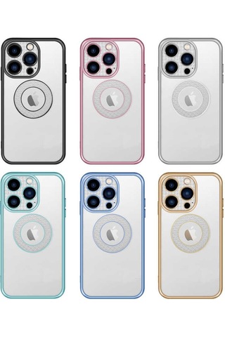 Apple Uyumlu iPhone 12 Pro Max Kamera Korumalı Logo Gösteren Zore Esta Kapak