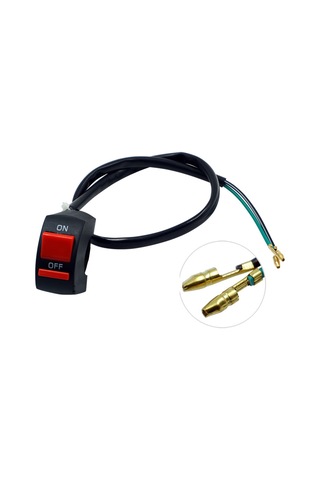 Gidon Bağlantılı Universal Motosiklet Açma Kapama Düğmesi