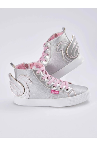 Denokids Kanatlı Unicorn Gümüş Kız Çocuk Sneakers Gümüş