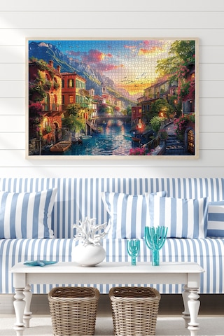 Anatolian 2000 Parçalık Puzzle - Akdeniz Kasabası 3969