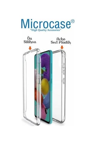 Microcase Huawei P Smart 2021 360 Ön Arka Full Cover Seffaf Kilif 542156888
