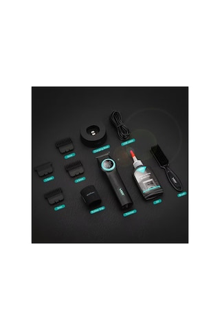 V-977 Sakal Tıraş Makinesi 8000 Rpm Fırçasız Bldc Motor 2500 Mah Batarya Şarjlı Saç Sakal Traş Makinesi