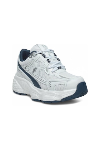 Bluefeet Flt Beyaz Laci Fileli Kadın Sneaker Spor Ayakkabı Lacivert
