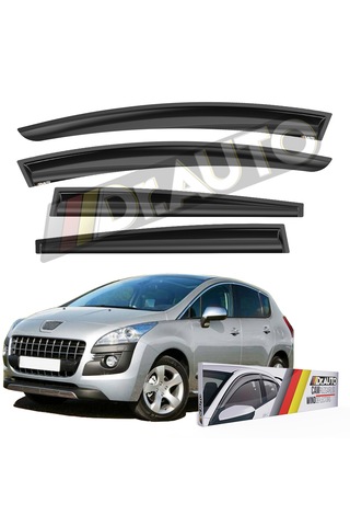 Peugeot 3008 2009-2016 Arası Cam Rüzgarlığı 4'lü