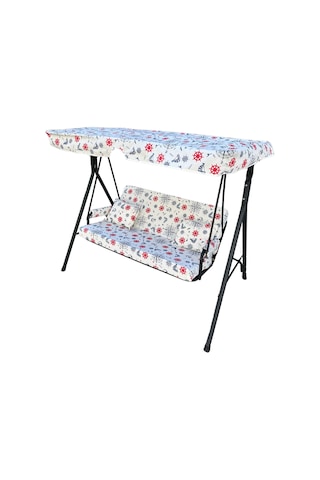 Lüks Duck Vip Salıncak Minder Seti 10 Cm Süngerli Tenteli Salıncak Minder Seti Çok Renkli