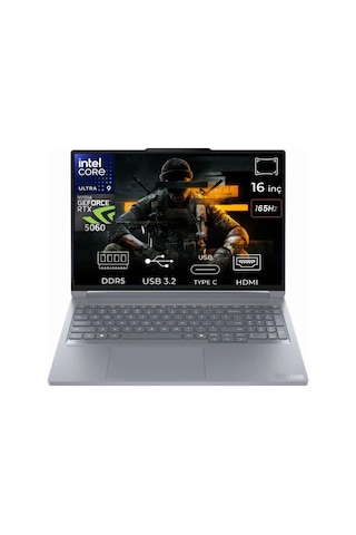 Lenovo ThinkBook 16p G6 IAX 21R0001JTX-K40 Ultra 9 275HX 48 GB 2 TB SSD RTX5060 16" W11P Dizüstü Bilgisayar