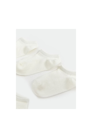 LC Waikiki Alıta Cıty Farkıyla Lcw Baby Beyaz Basic Kız Bebek Patik Çorap 5'li Beyaz - 923930758 Beyaz