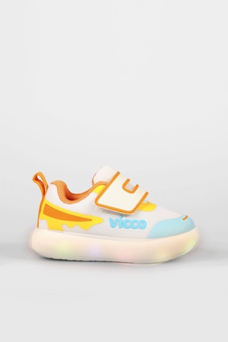 Vicco Melodic Işıklı Kız Bebek Beyaz/mavi Sneaker Beyaz - Mavi