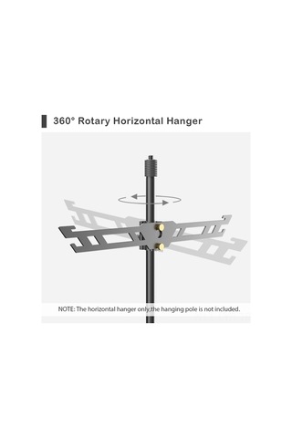 Ranyeek Alüminyum Fener Sandalyesi Kafa Tabanı - 29cm Genişlik, 53.5g Ağırlık, Yatay Asma Ve Bağlantı Parçaları Seti Çok Renkli