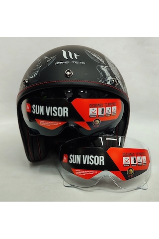 Mt Le Mans 2 Sv Breakout B2 Açık Motosiklet Kaskı Mat Siyah