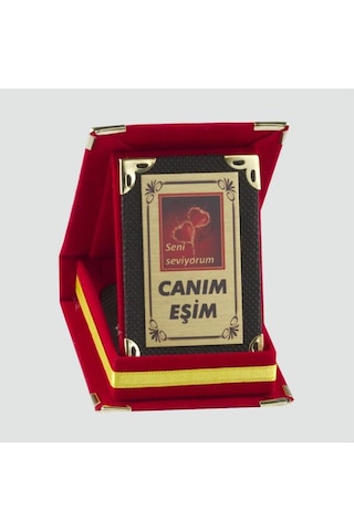 Canım Csmtex - 67 Eşim Plaketi-kırmızı Çok Renkli