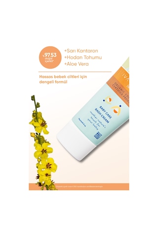 Iva Natura Organik Sertifikalı %98 Doğal Onarıcı Ve Önleyici Bebek Pişik Kremi Sarı Kantaron Özlü 75ml