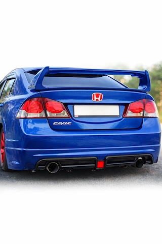 Honda Civic Fd6 2006-2012 Model Uyumlu Kırmızı Bağaj Logo Arka Amblem Oem Kalite