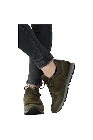 HAMMER JACK 19250 HAKİKİKİ DERİ HAKİ YEŞİL COMFORT CASUAL SPOR AYAKKABISI Haki