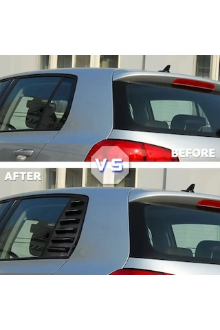 Vw Golf 5 Kelebek Cam Vizörü Piano Black 2003-2009
