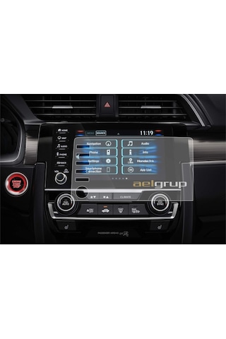 Honda Civic Makyajlı Kasa Fc5 Navigasyon Temperli Ekran Koruyucu