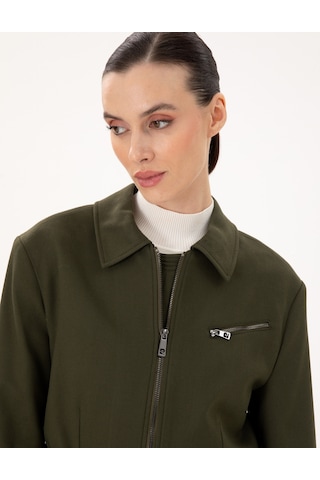 Pierre Cardin Kadın Haki Ceket 50290809-vr027 Haki