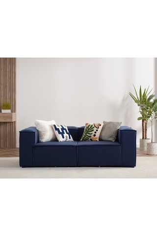 Nova 2 Modül Modüler Koltuk & Kanepe Takımı Lacivert