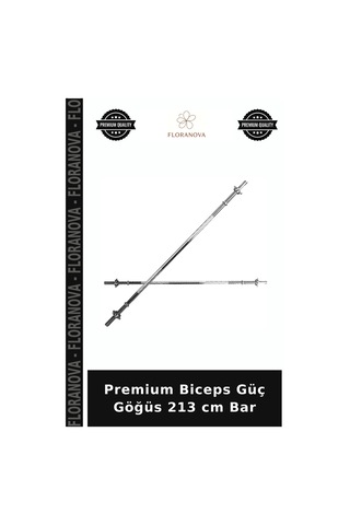 Premium Biceps Güç Göğüs 213 Cm Bar
