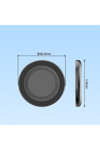 Youmex İphone 15/14/13/12 Magsafe Uyumlu Aluminyum Manyetik Telefon Desteği, 1/4 Vida Deligi İle