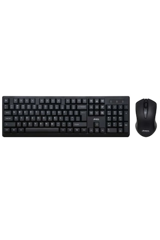 Jedel Ws736+ 2.4ghz Kablosuz Q Klavye Ve Mouse Seti Siyah Diğer