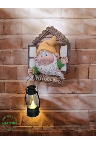 Fenerli Welcome Cücesi Dekoratif Kapı Ve Duvar Süsü Farklı Renk