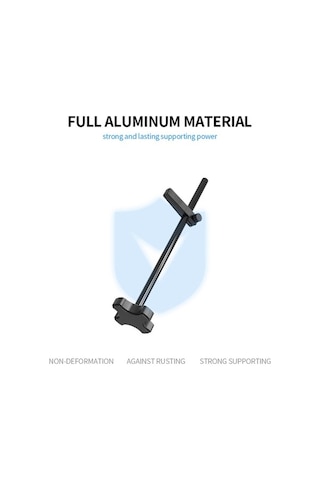 Novahub Gm961 Alüminyum Dikey Ekran Kartı Tutucu Soğutma Standı, Siyah 8.3 İnç