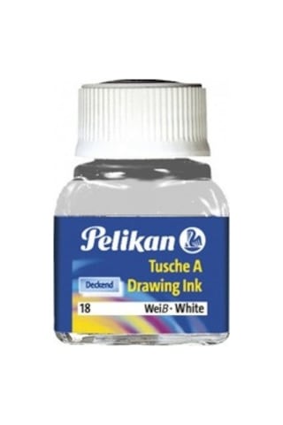 Pelikan Çini Mürekkebi Beyaz 10 Ml