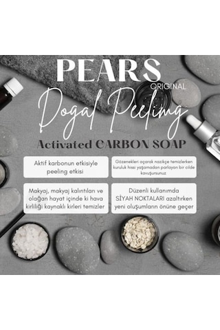 Pears Gliserinli Aktif Karbon Sabunu 120 G