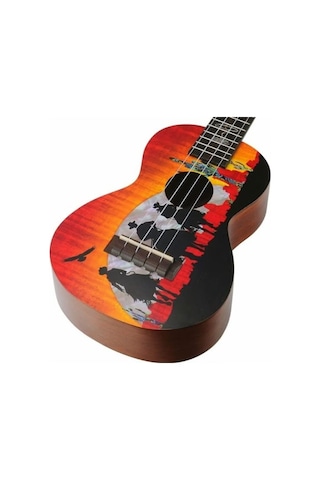 Mahalo Ma2ww Artist Elite Series Concert Ukulele Wild West