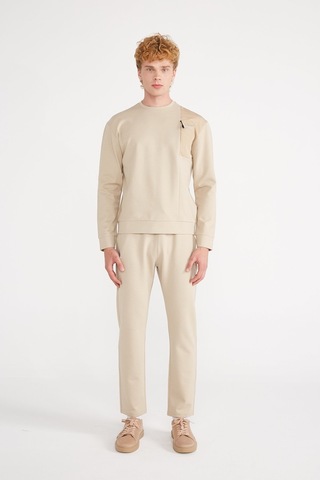 Jepublic Erkek Sweatshirt-j232406 Bej