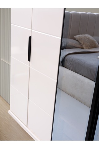 Houston 6 Kapaklı Gardırop %100 Mdf