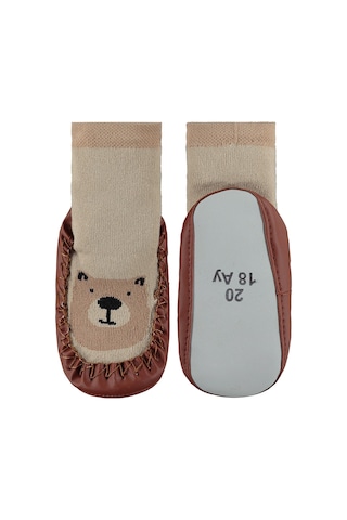 Civil Baby Bear Bebek Erkek Havlu Çarık Çorap 12-36 Ay Standart