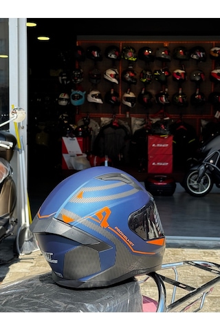 Mts Fullface Kask Ece2206 Sertifikalı Güneş Vizörlü Açık Beyaz