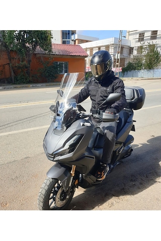 Motocam Honda Adv 350 Ön Cam 2023-2026 Model 60cm Şeffaf Renkli 4mm Orta Boylu