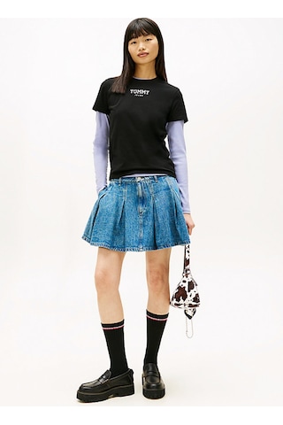 Tommy Hilfiger Tjw Regular Essential Logo T-shirt-12858 Sıyah