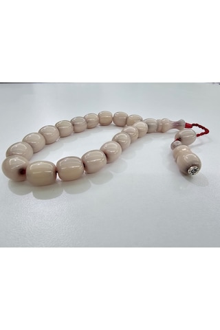 Zeyzun Usta İmzalı Bilek Boy Efe Maskot Sıkma Kehribar Tespih 13,