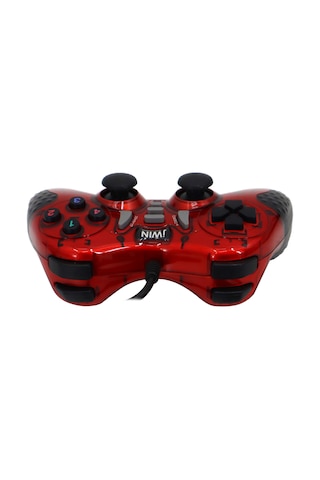 JWIN USB-1245 PC Gamepad  Bilgisayar Oyun Kolu - Kırmızı