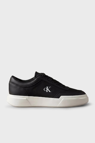 Calvin Klein Deri Logolu Sneaker Ayakkabı Hm0hm02326beh Erkek Ayakkabı Hm0hm02326 Beh Siyah
