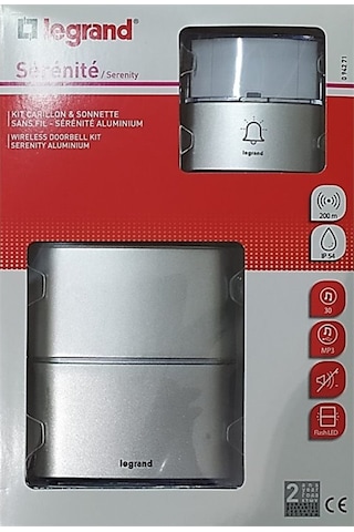 Legrand 094210 Serenity Kablosuz Zil 200 Metre Menzil