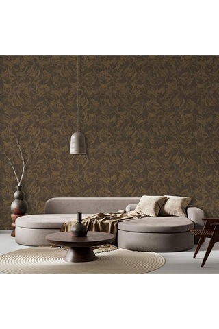 Adawall Muse Koleksiyonu- 25107-5 Kaverengi Ve Tonları Sıva Dokulu Duvar Kağıdı 1.06x15.6m, 16.5m² Kahverengi