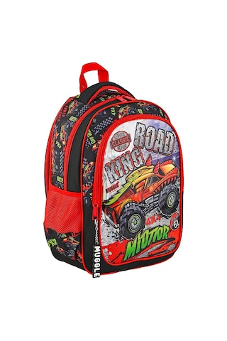 Muggle 2 Bölmeli King Road Okul Sırt Çantası Mu-9128