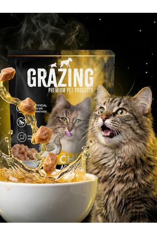 12li Kedi Yaş Maması Tavuklu Gelişim Sağlar 85 Gr X 12 Adet