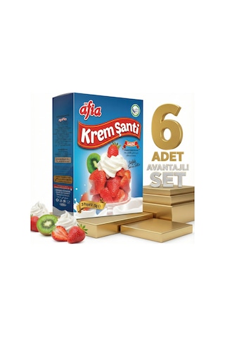 Afia Sade Krem Şanti 3x75 Gr 225 Gr X 6