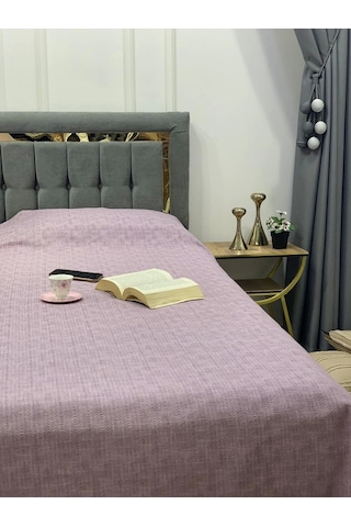 Nivemeshome Lila 160x230 Tek Pike Örtüsü Tek Kişilik Lila