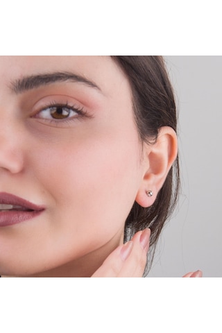14 Ayar 5 Mm Altın Top Küpe 1,10 Gr-5981 89944481
