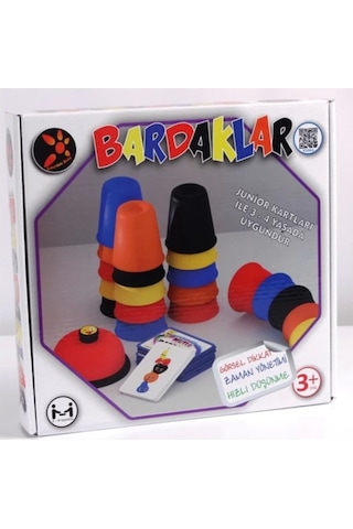 Bardaklar Oyunu - Süper Neşeli Pratik Eğlenceli Bardaklar Kutu Oyunu